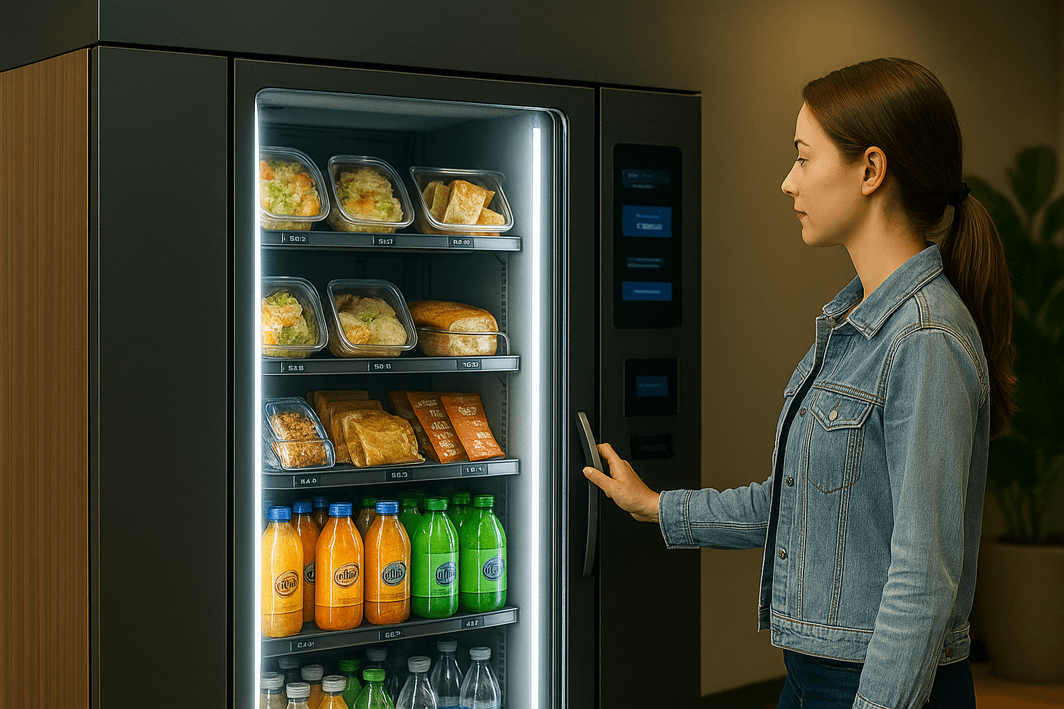 A single AI smart fridge